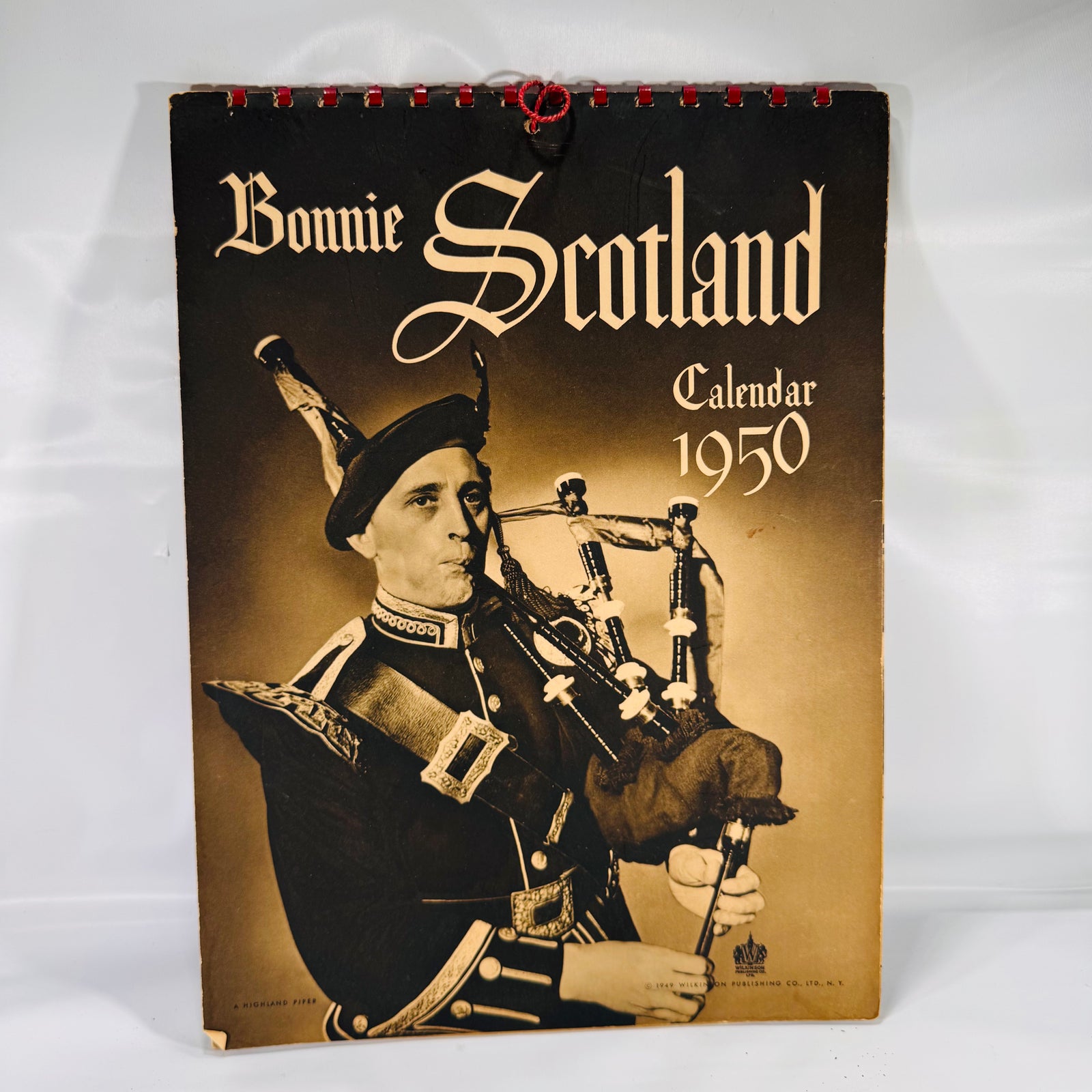Bonnie Scotland Calendar 1950 Vintage Wall Calendar | Wilkinson Publishing Co.