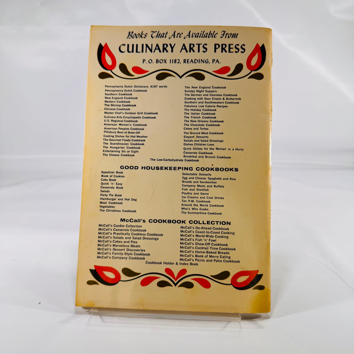 Pennsylvania Dutch Cookbook of Fine Old Recipes – Culinary Arts Press (Vintage 1971 Recipes)