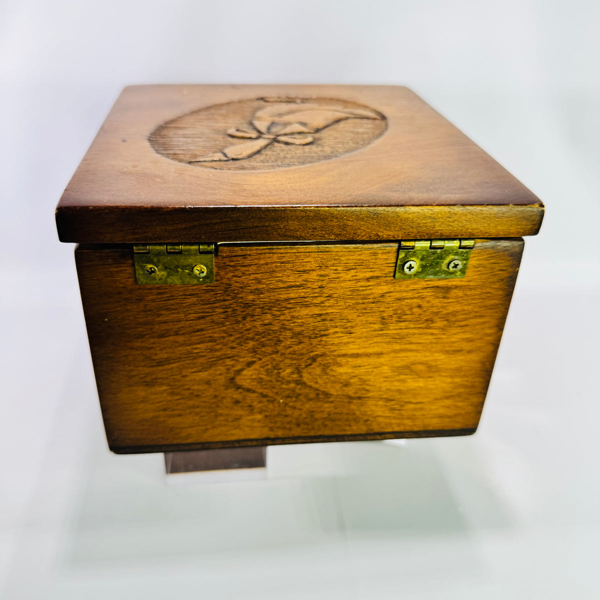 Vintage Wooden Recipe Box Filled with Handwritten Typed Recipe Cards Kitchen Recipe File