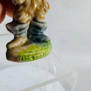 Vintage Wade Whimsies Porcelain Figurine — Red Rose Tea “Puss in Boots” (Circa 1970s) — Wade Ceramics | Made in England, Vintage Porcelain Collectible Figurines