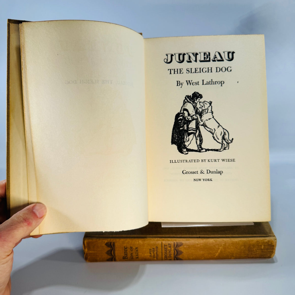 Vintage Animal Adventure Fiction Hardcover Bundle — Baree: Son of Kazan + Juneau: The Sleigh Dog (1917/1942) — Curwood & Lathrop | Illustrated Dog Stories,  Vintage Animal Adventure Fiction