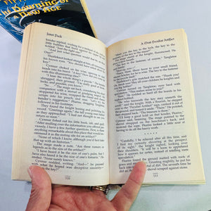 Dragonlance Fifth Age Book Lot Jean Rabe Relics and Omens TSR Fantasy Paperbacks Bundle