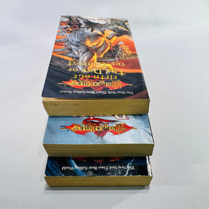 Dragonlance Fifth Age Book Lot Jean Rabe Relics and Omens TSR Fantasy Paperbacks Bundle