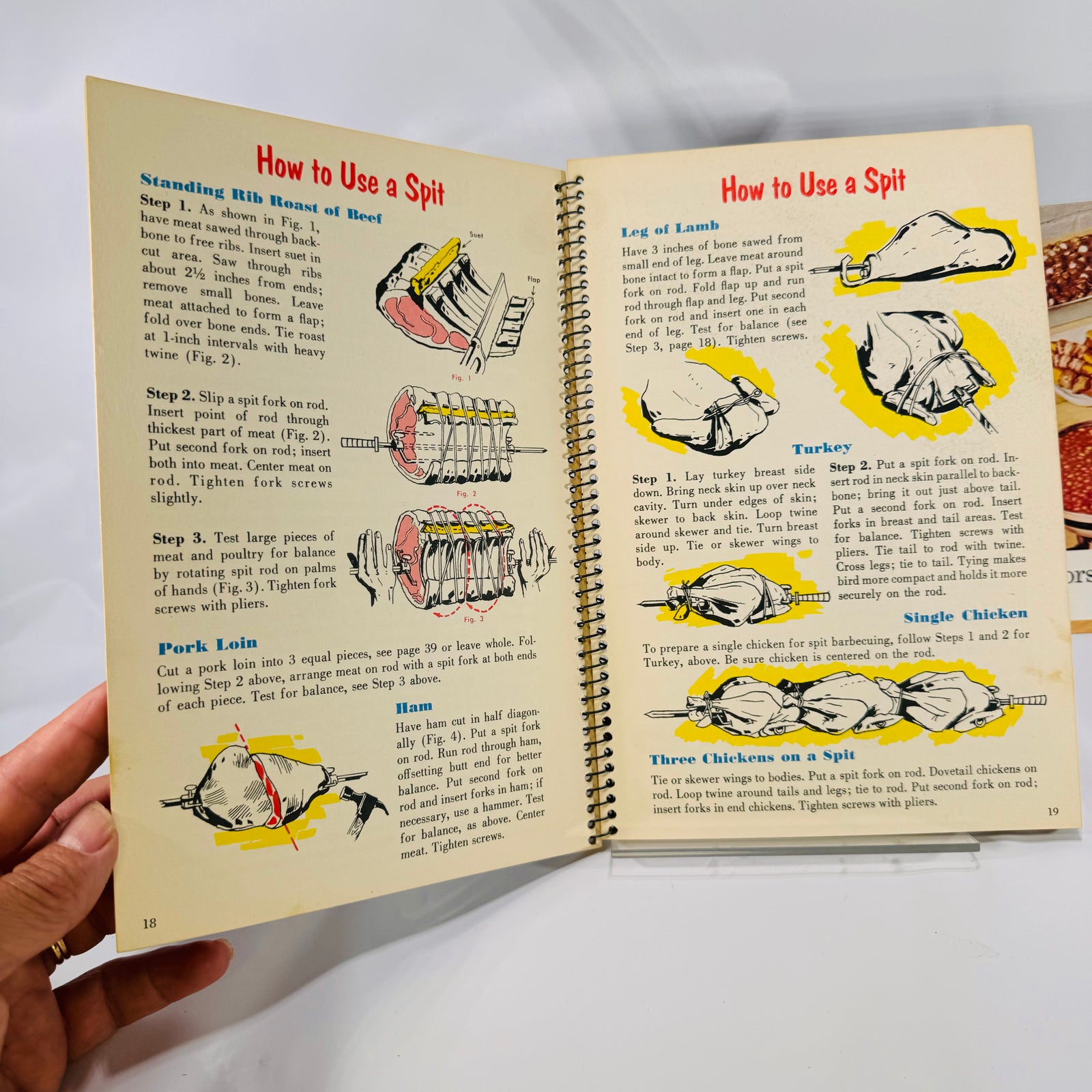 Big Boy Barbecue Book by the Tested Recipe Institute Vintage Spiral 1960 Lets Eat Outdoors American Dairy Association Pamphlet