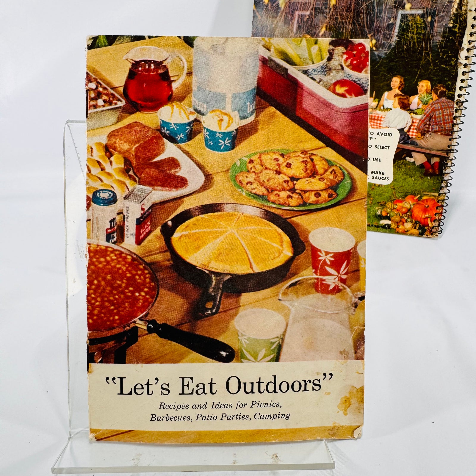 Big Boy Barbecue Book by the Tested Recipe Institute Vintage Spiral 1960 Lets Eat Outdoors American Dairy Association Pamphlet