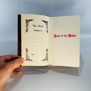 Vintage Catholic Devotional Hardcover — Lives of the Saints (c.1955/1963) — Rev. Hugo Hoever (ed.) | Illustrated Daily Saints — Catholic Devotional / Hagiography