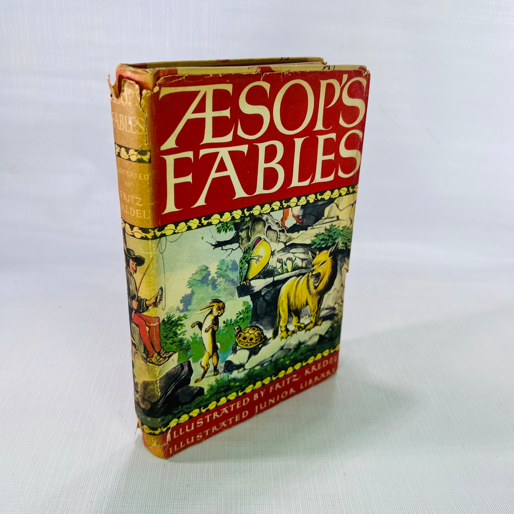 Aesop's Fables Illustrated Junior Library 1947 Grosset & Dunlap - Reading  Vintage