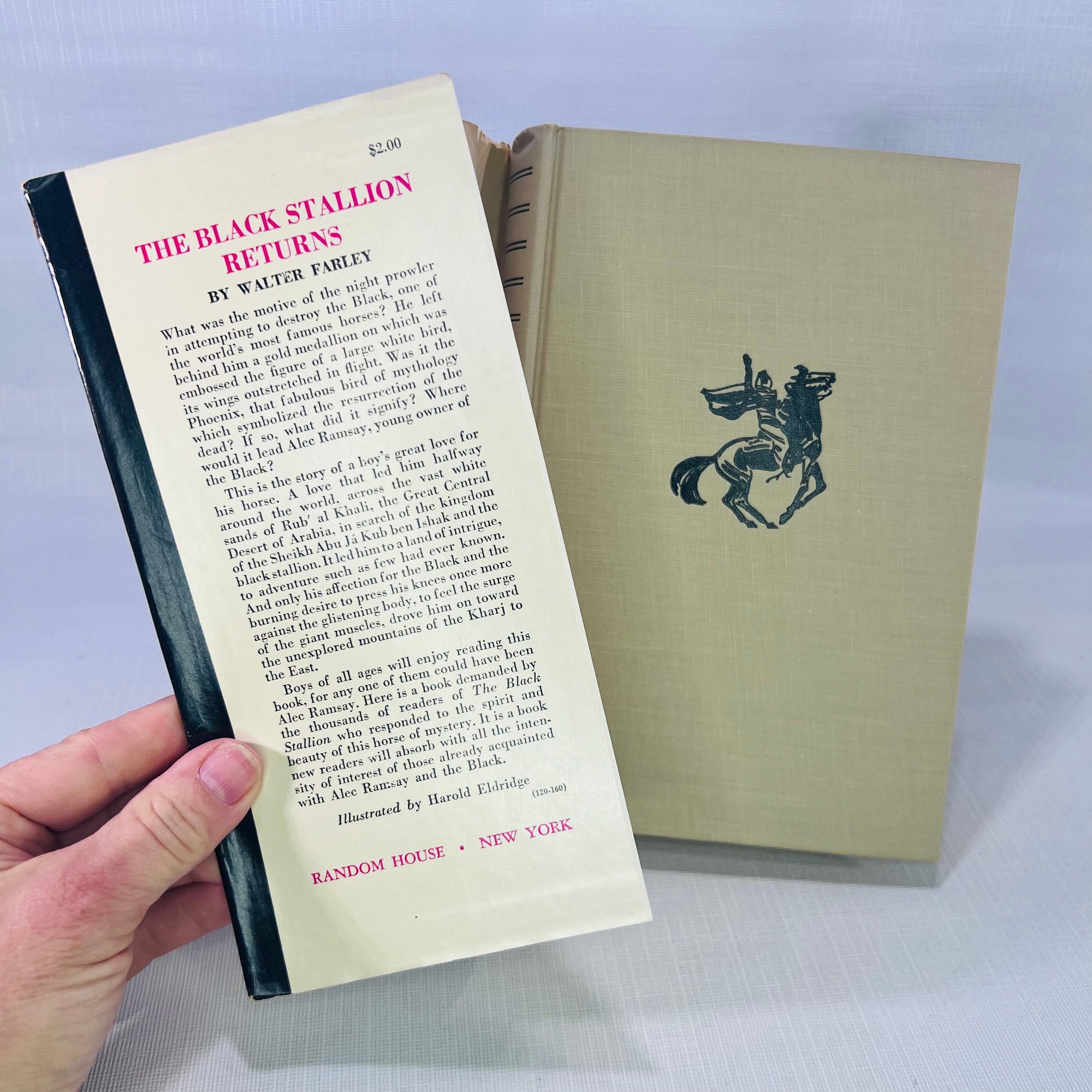 The Black Stallion Returns by Walter Farley Illustrated by Harold Eldridge 1954 Random House