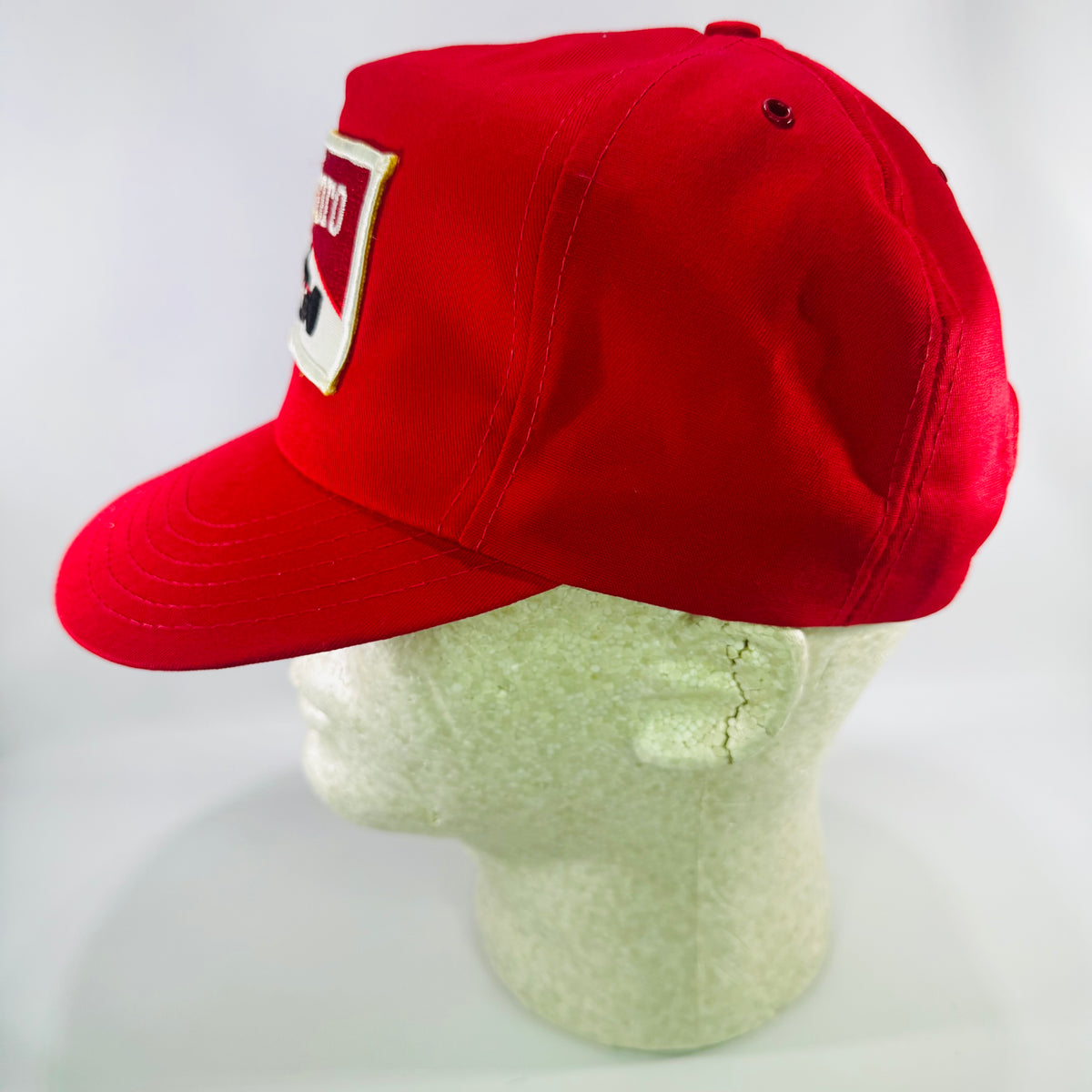 Vintage Marlboro Racing Team Snapback Hat Red Formula 1 Cap USA Made Embroidered Racing Patch 1980s 1990s