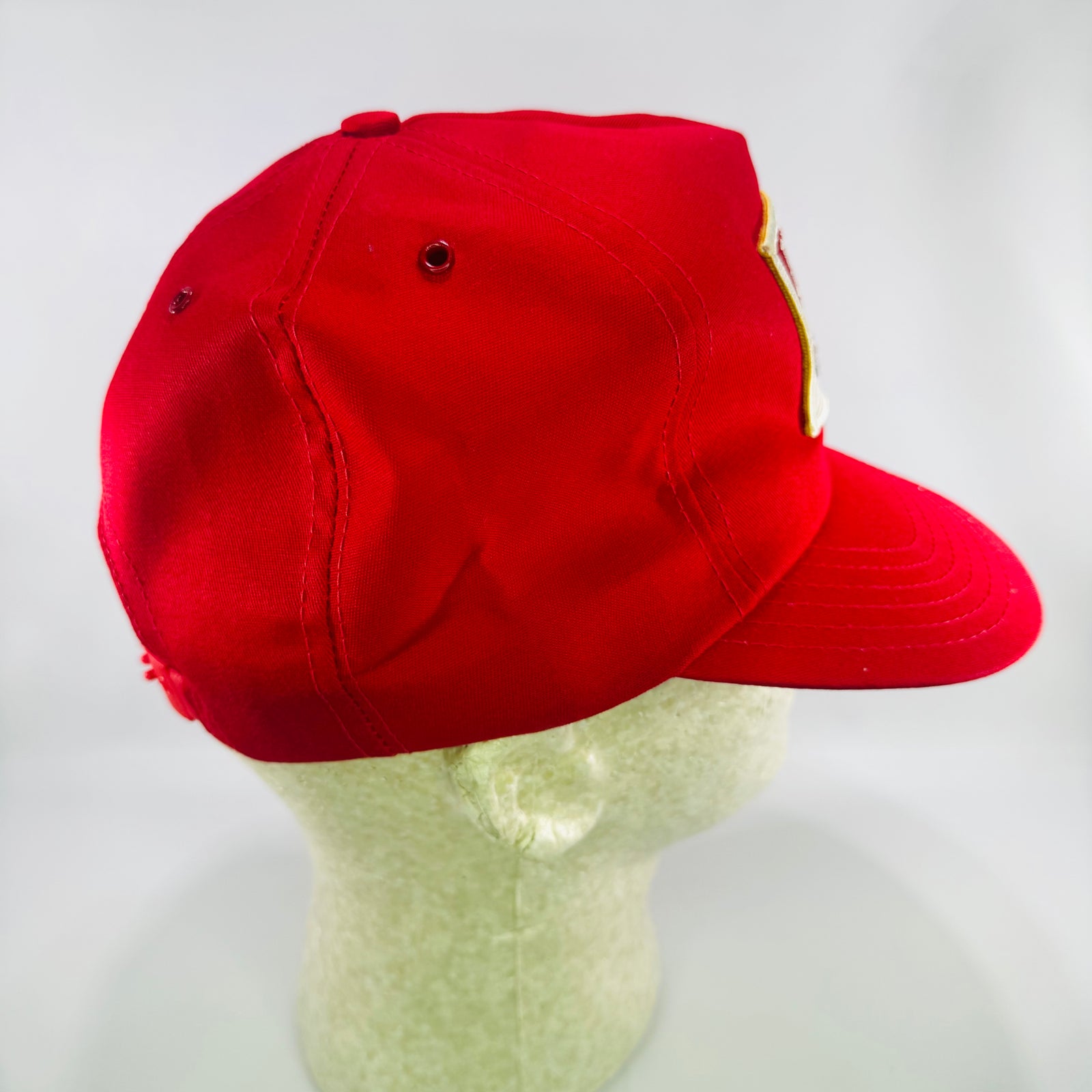 Vintage Marlboro Racing Team Snapback Hat Red Formula 1 Cap USA Made Embroidered Racing Patch 1980s 1990s