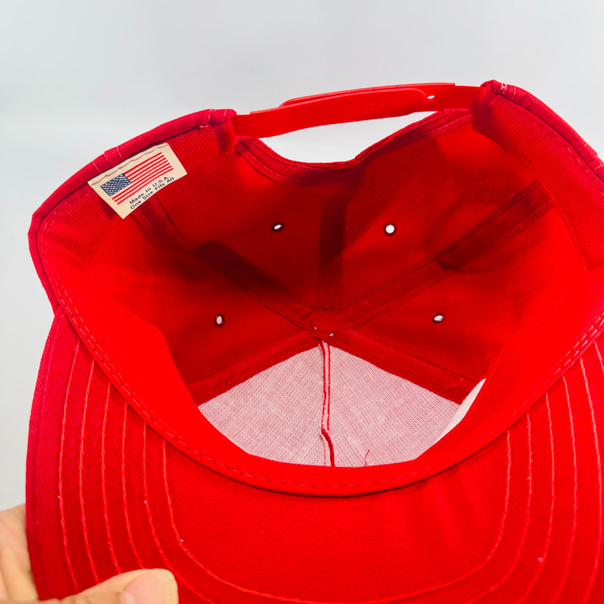 Vintage Marlboro Racing Team Snapback Hat Red Formula 1 Cap USA Made Embroidered Racing Patch 1980s 1990s