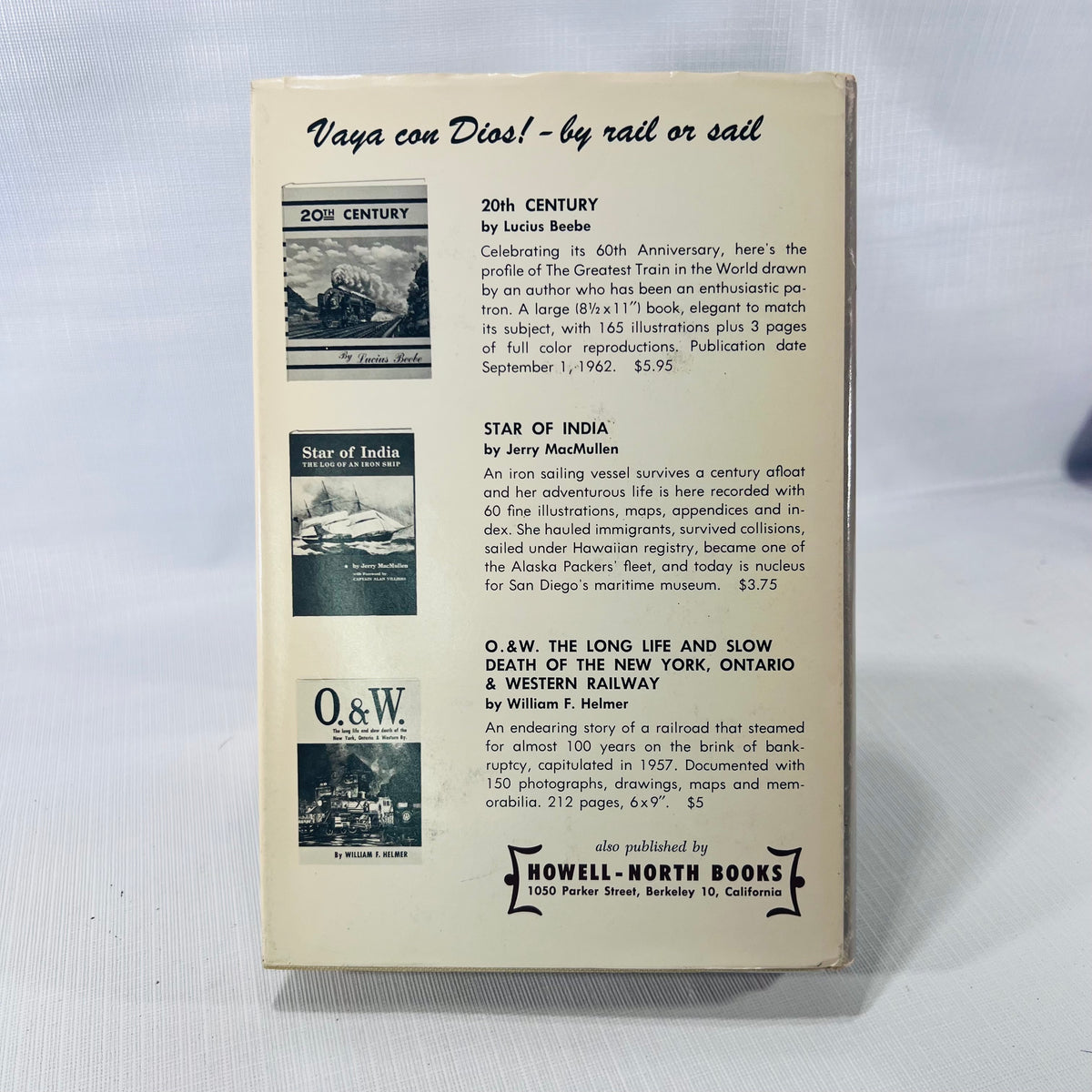 The Great Lake Car Ferries by George W. Hilton 1962 Howell-North