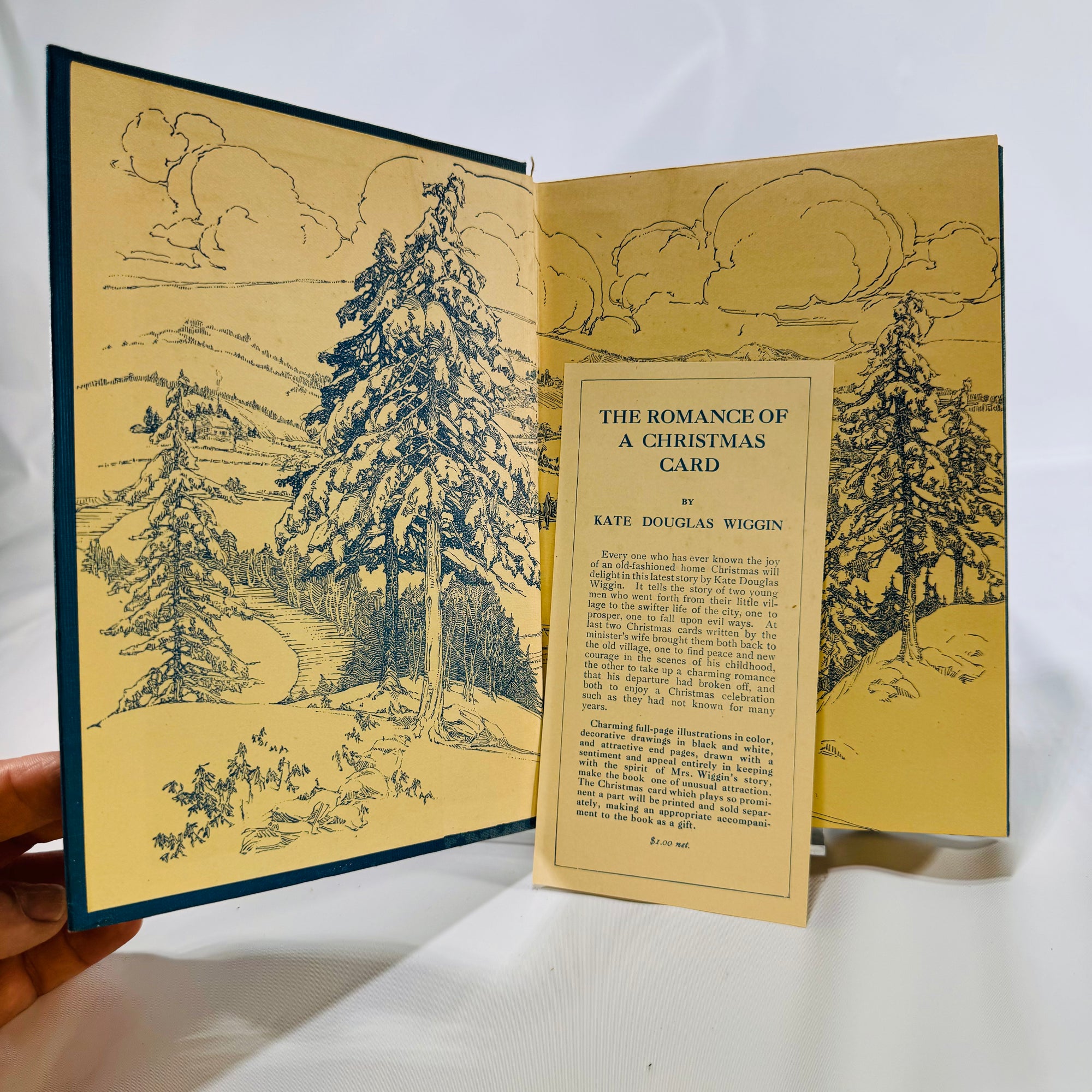 The Romance of a Christmas Card by Kate Douglas Wiggin illustrated by Alice Ercle Hunt 1916 Houghton Mifflin Company