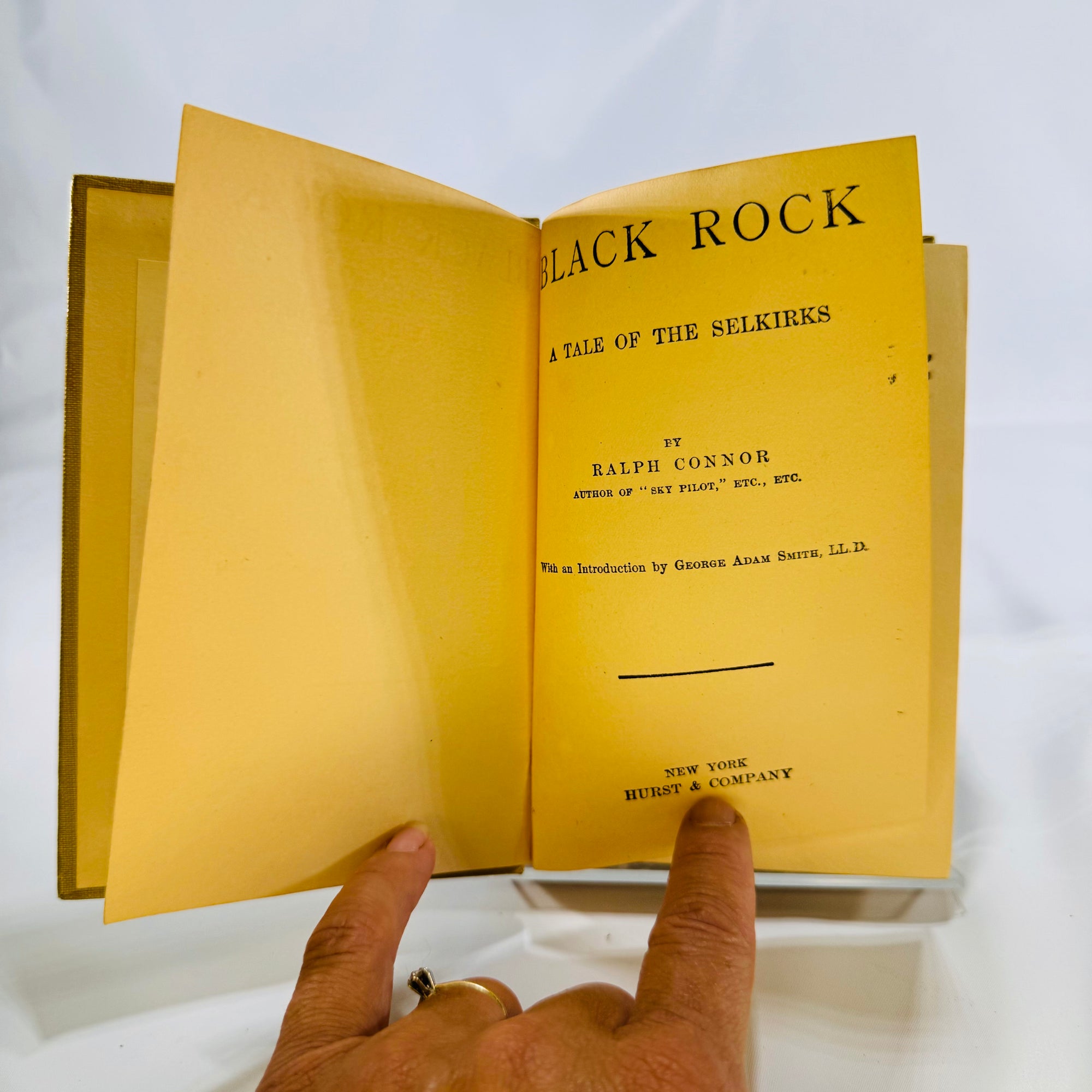 Black Rock: A Tale of the Selkirks by Ralph Connor Circa 1900 Hurst & Company