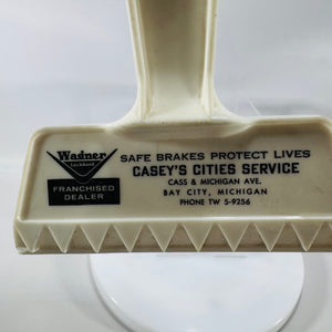 Vintage Cities Service Advertising Ice Scraper – Casey’s Cities Service Bay City, Michigan