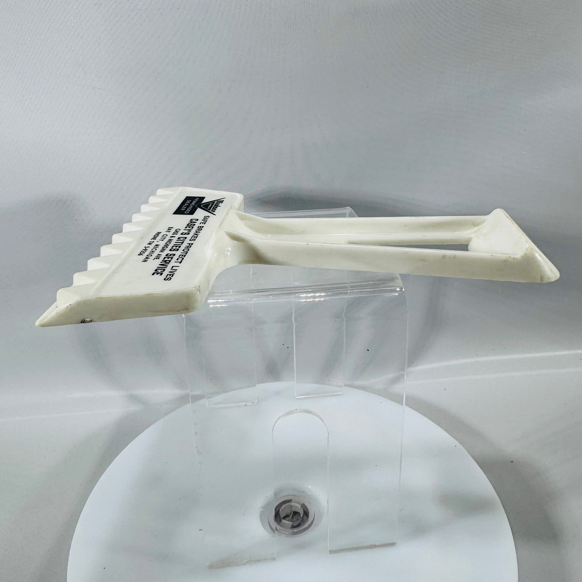 Vintage Cities Service Advertising Ice Scraper – Casey’s Cities Service Bay City, Michigan