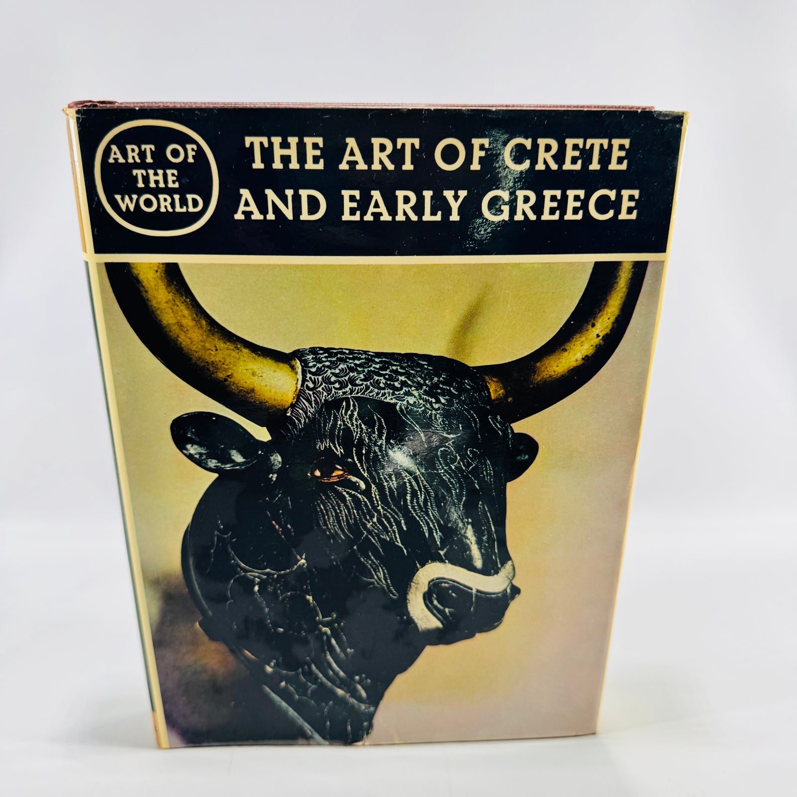 The Art of Crete and Early Greece by Friedrich Matz 1962 Art of the World Hardcover with Dust Jacket