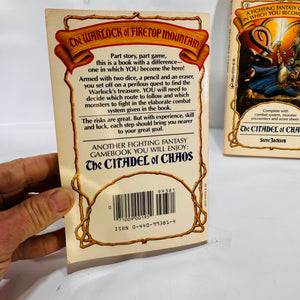 Fighting Fantasy Gamebook Set: Warlock of Firetop Mountain & Citadel of Chaos (Vol. 1 & 2)