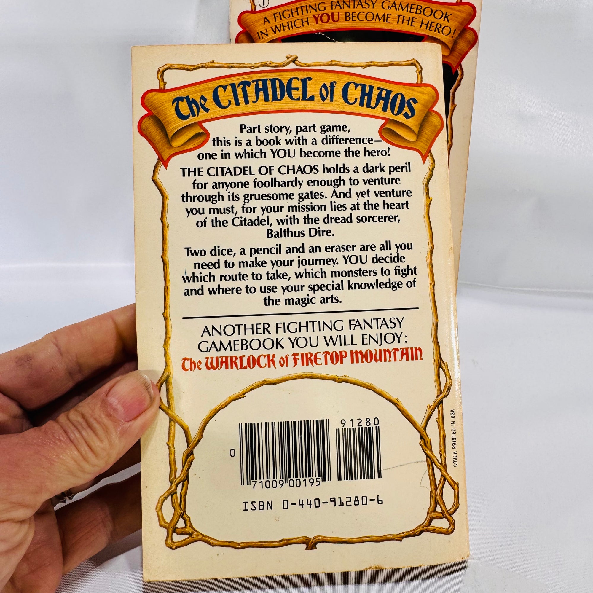 Fighting Fantasy Gamebook Set: Warlock of Firetop Mountain & Citadel of Chaos (Vol. 1 & 2)