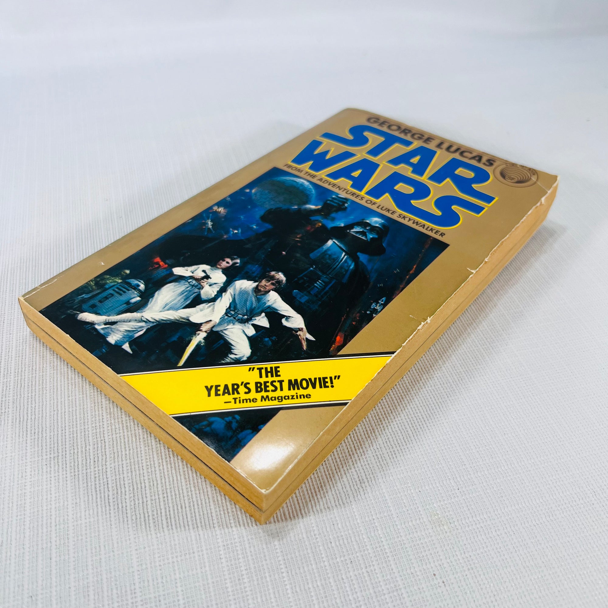 Star Wars from the adventures of Luke Skywalker by George Lucas 1976 Ballantine Books Paperback