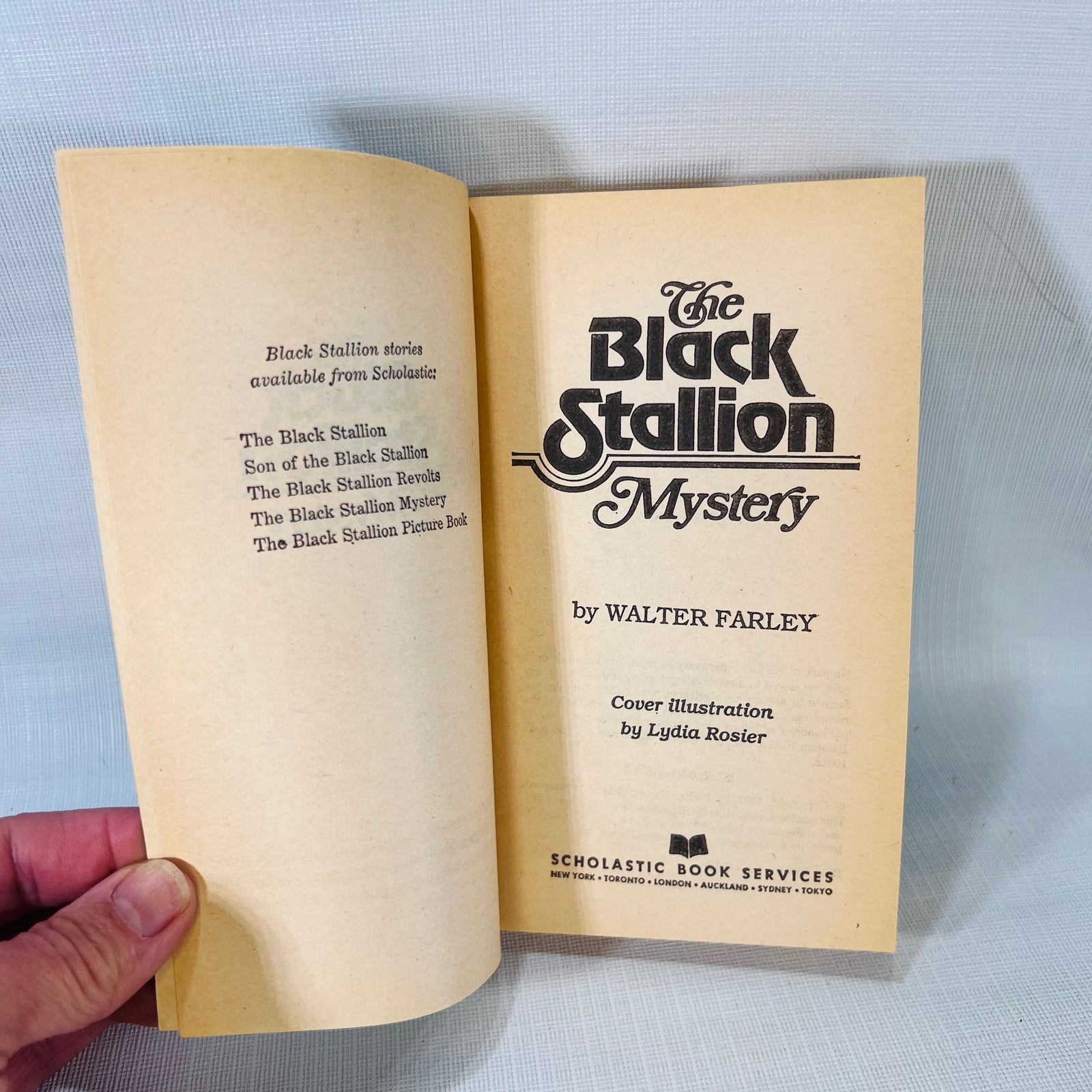 The Black Stallion Mystery by Walter Farley 1957 Scholastic Book Services Paperback Book