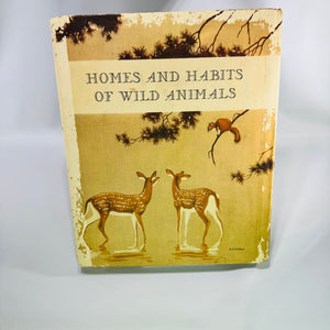 Homes and Habits of Wild Animals by Karl Patterson Schmidt 1934 Hardcover with Dust Jacket Walter Alois Weber Illustrations