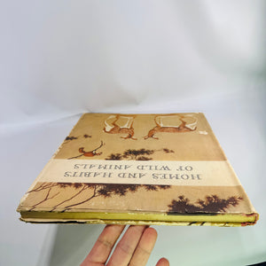 Homes and Habits of Wild Animals by Karl Patterson Schmidt 1934 Hardcover with Dust Jacket Walter Alois Weber Illustrations