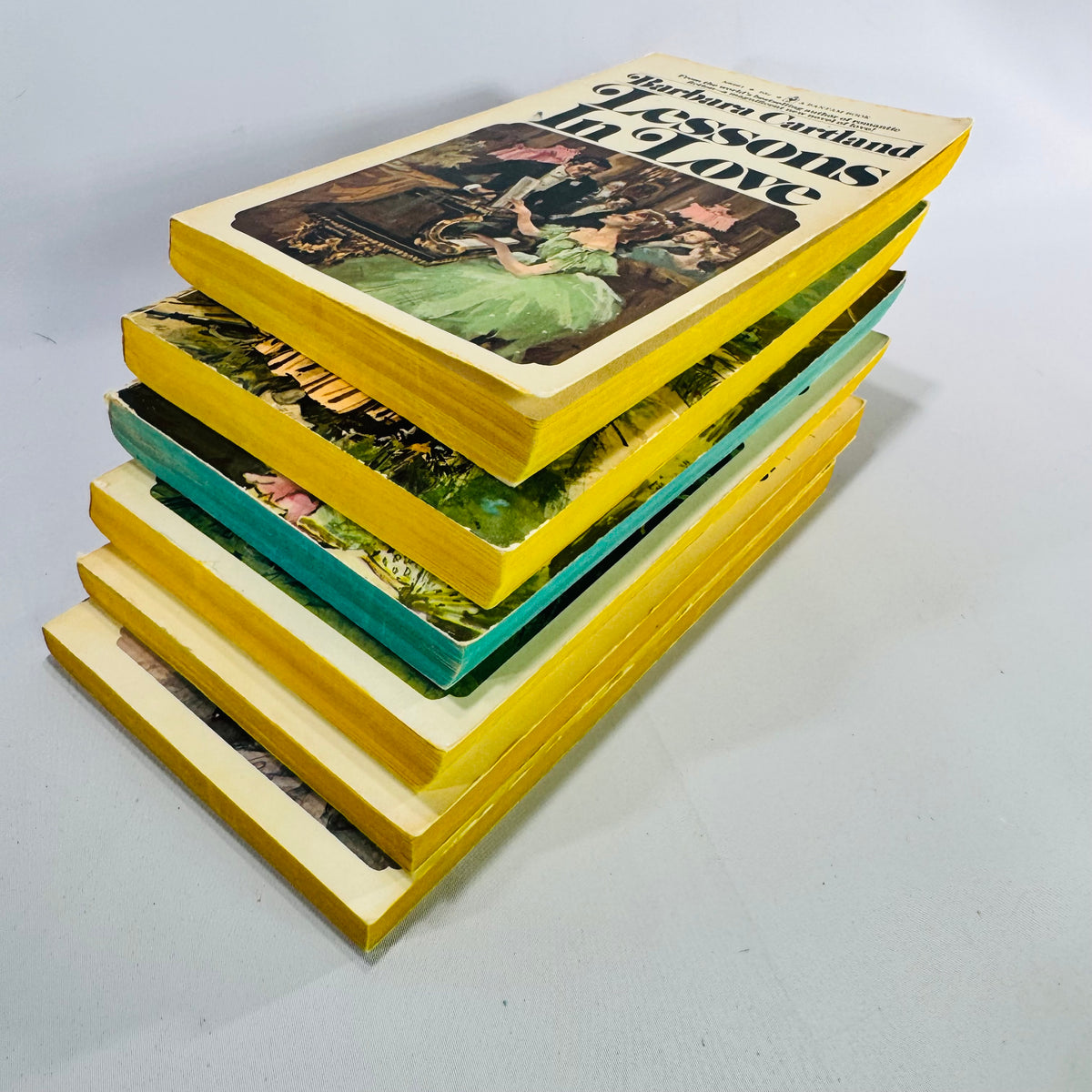 Barbara Cartland Vintage Paperback Book Bundle of 6 Romance Novels Pyramid & Bantam 1964–1974