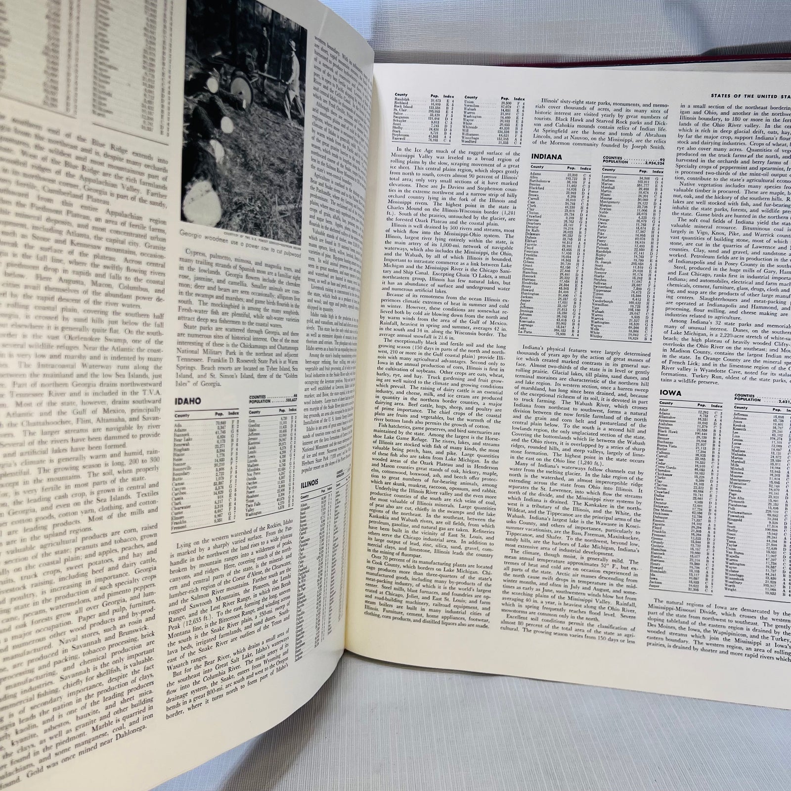 Collier's World Atlas and Gazetteer Presenting the World in its Physical and Commercial Aspects 1953 P.F. Collier & Son
