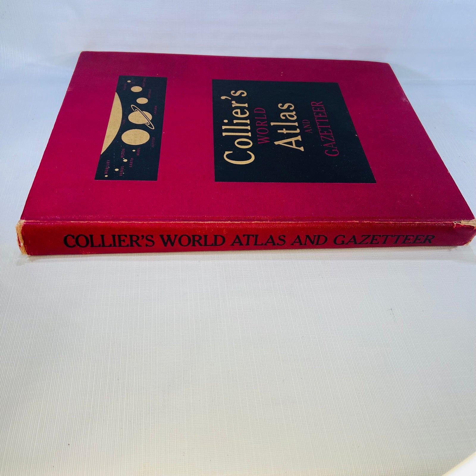 Collier's World Atlas and Gazetteer Presenting the World in its Physical and Commercial Aspects 1953 P.F. Collier & Son