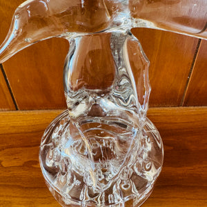 Vintage Cambridge Crystal Seagull Flower Frog (1930s–40s)