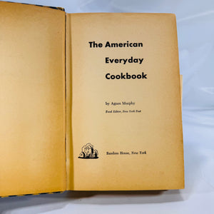 The American Everyday Cookbook – Agnes Murphy (1955 2nd Printing) | Mid-Century Family Recipes
