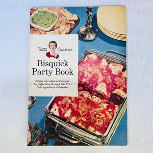 Five Vintage Betty Crocker Pamphlets from the 1950's Vibrant Illustrations and Recipes
