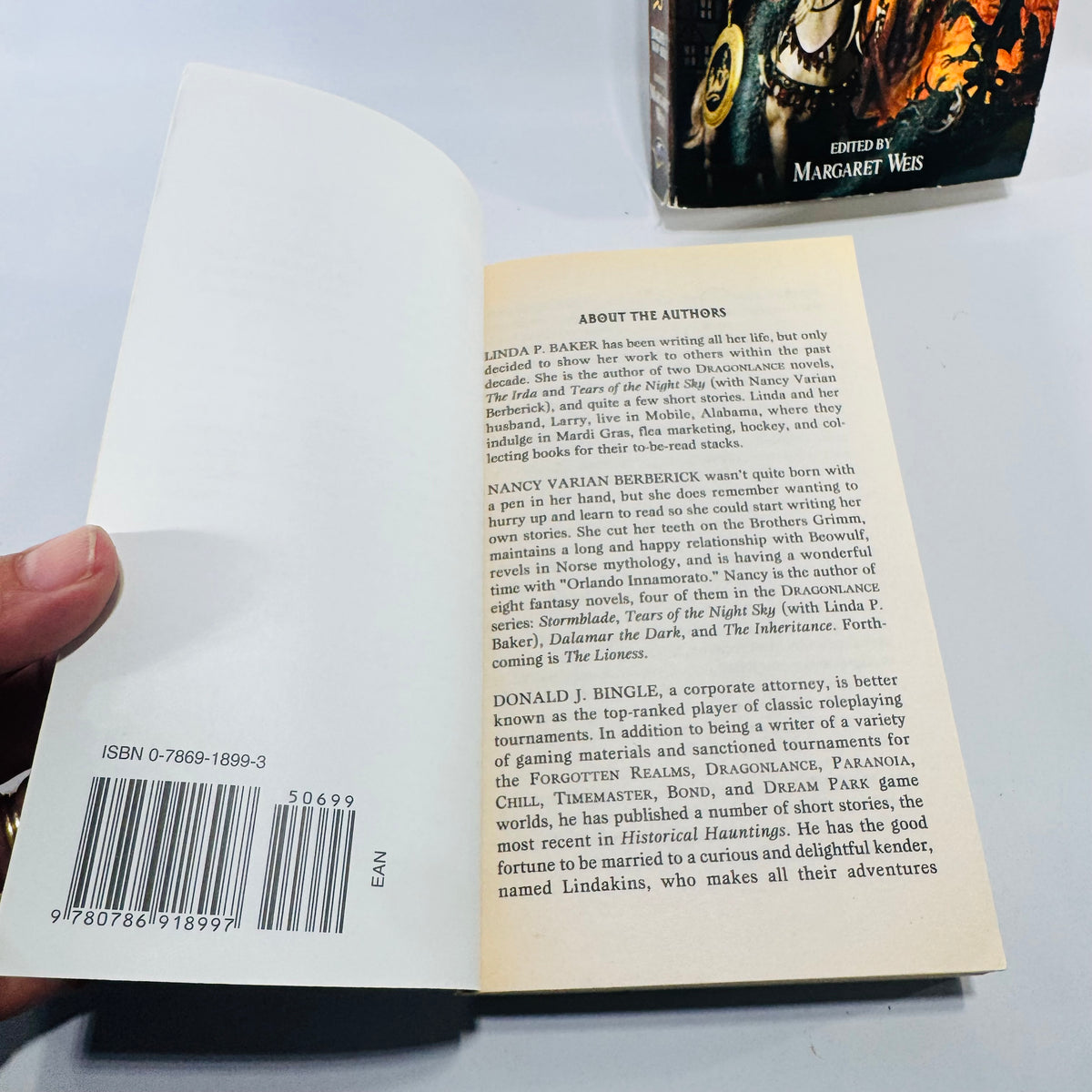 Dragonlance Paperback Bundle Love and War & Tales of Uncle Trapspringer TSR Fantasy Books