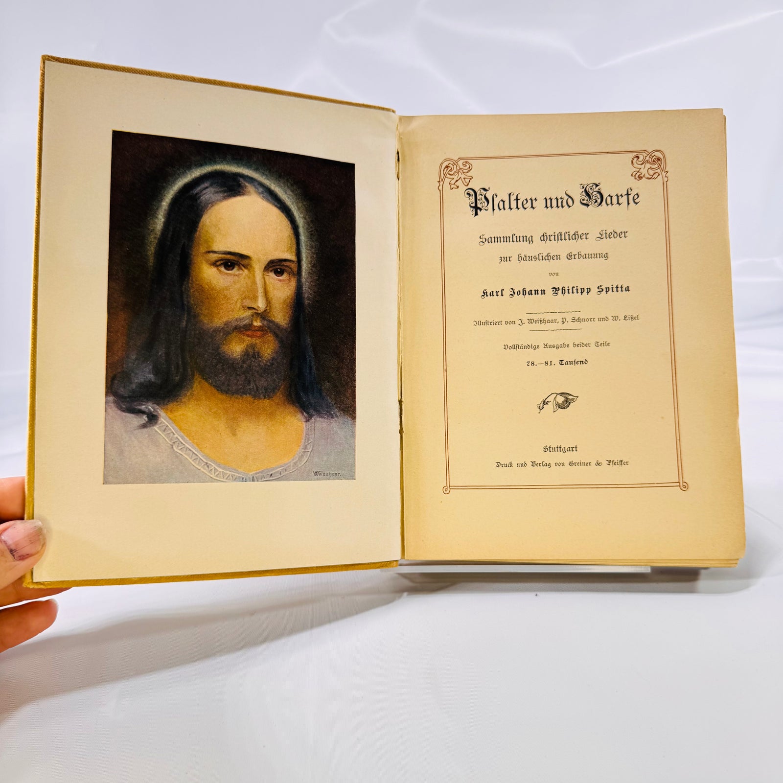 Psalter und Harfe – Karl Johann Philipp Spitta (c. 1920) | German Hymns & Devotional Poetry