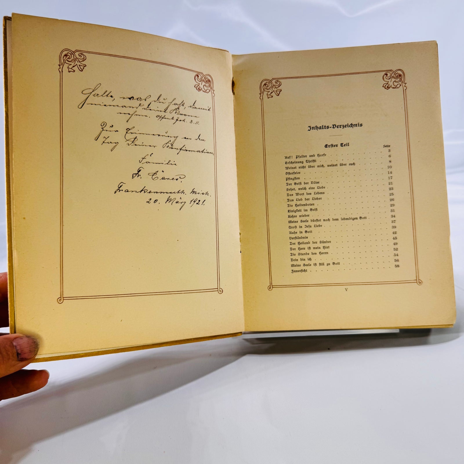 Psalter und Harfe – Karl Johann Philipp Spitta (c. 1920) | German Hymns & Devotional Poetry