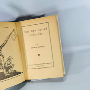The Boy Scout Aviators (1921) by George Durston — Vintage Boys’ Adventure Hardcover w/ Dust Jacket | Saalfield Publishing Co.