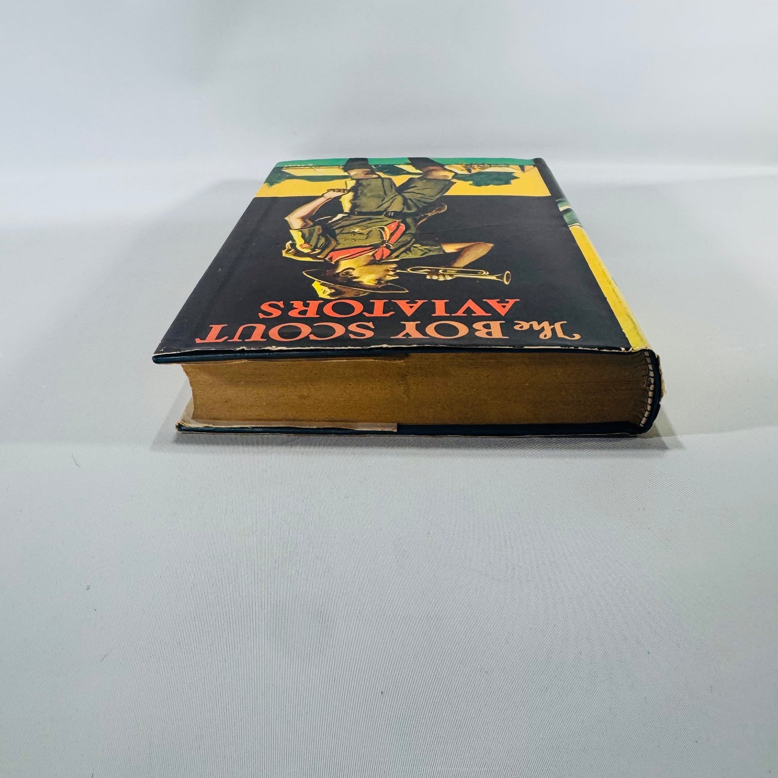 The Boy Scout Aviators (1921) by George Durston — Vintage Boys’ Adventure Hardcover w/ Dust Jacket | Saalfield Publishing Co.