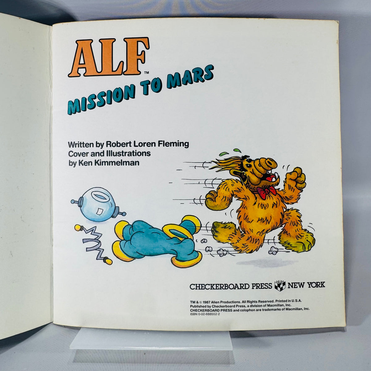 Vintage ALF Mission to Mars (1987) — Robert Loren Fleming | Ken Kimmelman Illustrated, TV Tie-In Children’s Sci-Fi Humor Picture Book