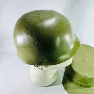 Cold War U.S. Army Aggressor Training Hat & Helmet Liner Set OPFOR Military Display Gear 1950s–1970s