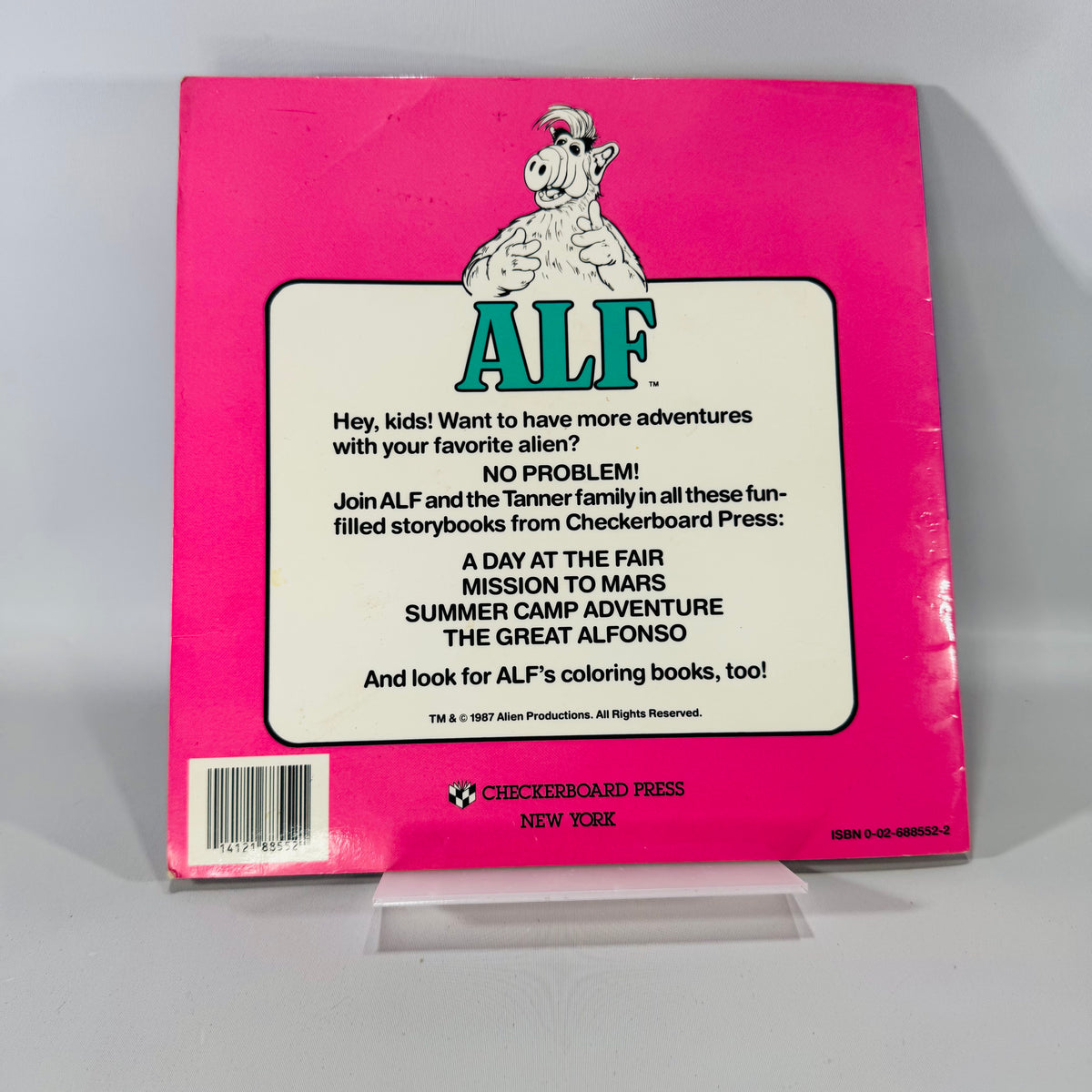 Vintage ALF Mission to Mars (1987) — Robert Loren Fleming | Ken Kimmelman Illustrated, TV Tie-In Children’s Sci-Fi Humor Picture Book