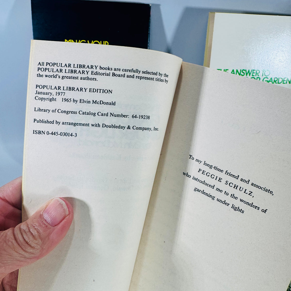 Vintage Indoor Gardening Boxed Set (4 Books) — Popular Library Gardening Series (1970s) — Elvin McDonald + Barbara Joan Grubman + H. Peter Loewer | Terrariums, Grow Lights, Hydroponics, Indoor Gardening