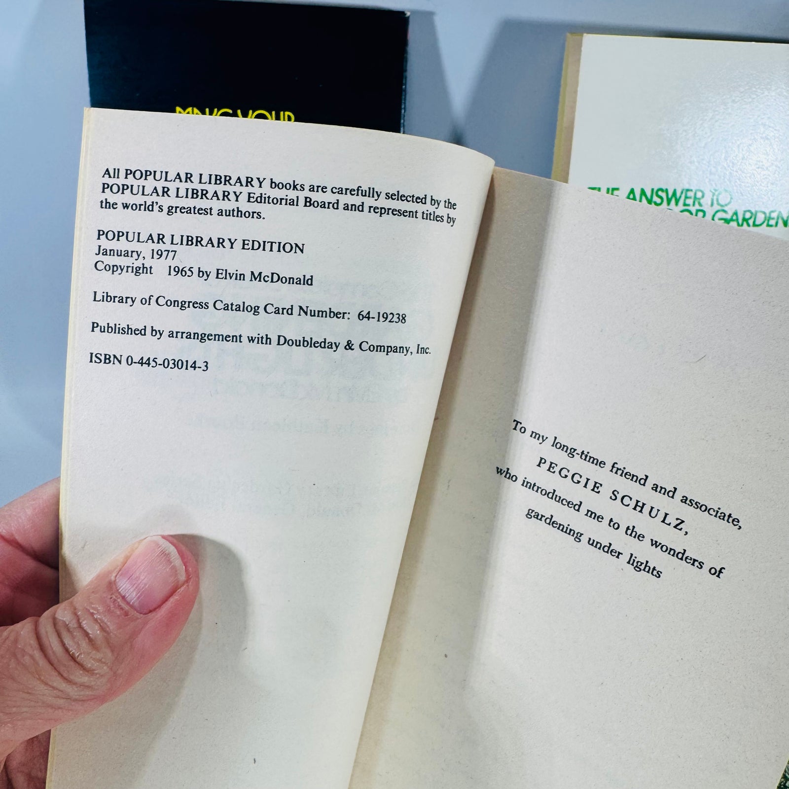 Vintage Indoor Gardening Boxed Set (4 Books) — Popular Library Gardening Series (1970s) — Elvin McDonald + Barbara Joan Grubman + H. Peter Loewer | Terrariums, Grow Lights, Hydroponics, Indoor Gardening