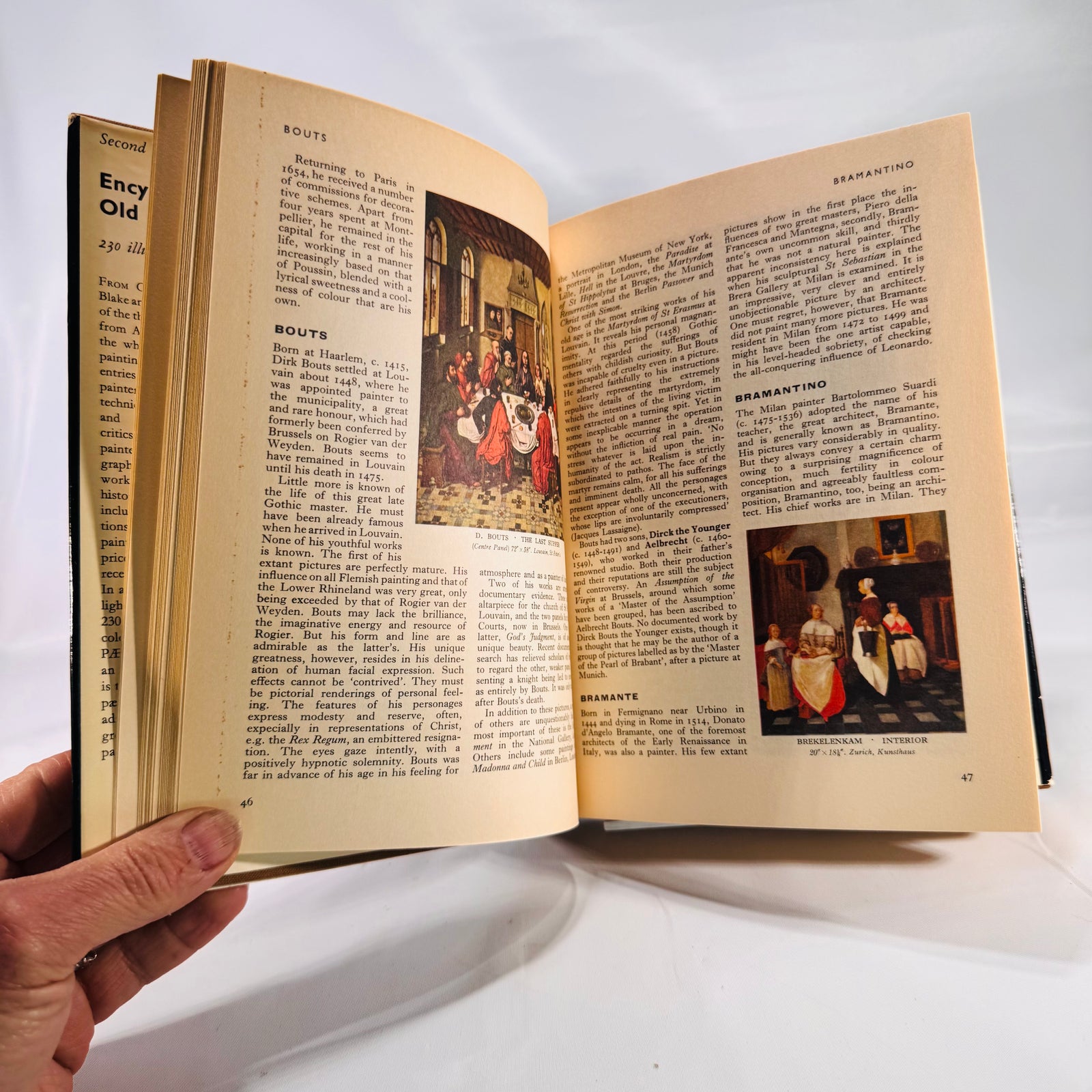 Encyclopaedia of Old Masters by Joachim Fernau (1958) – Vintage Art History Hardcover with Dust Jacket & 230 Color Illustrations