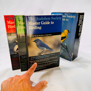 The Audubon Society Master Guide to Birding John Farrand 1985 Box Set Three Volumes Loons to Sandpipers Gulls to Dippers Old-World Warblers-Sparrows