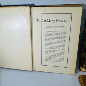 Vintage Cookbooks Bundle — Community + Brand Recipe Books (1925–1976) — Lutheran Club 1925 + Mandarin Chop Suey 1928 + Rumford 1939 | Ephemera Lot, Vintage Cookbooks