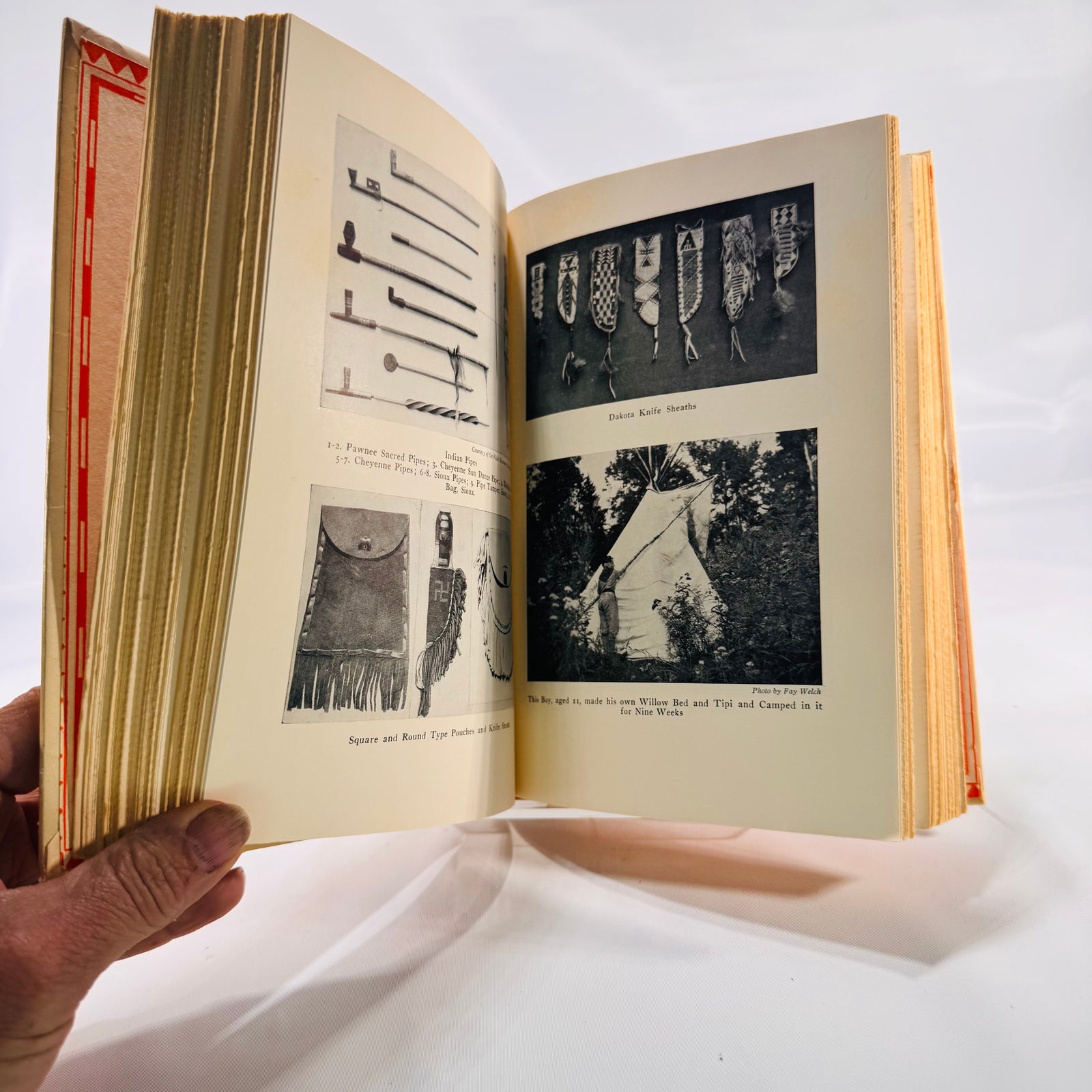 The Book of Indian Crafts & Indian Lore 1928 Vintage Hardcover llustrated Native American Craft Guide