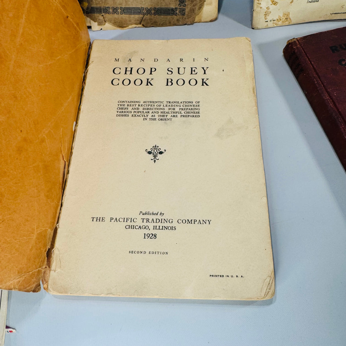 Vintage Cookbooks Bundle — Community + Brand Recipe Books (1925–1976) — Lutheran Club 1925 + Mandarin Chop Suey 1928 + Rumford 1939 | Ephemera Lot, Vintage Cookbooks