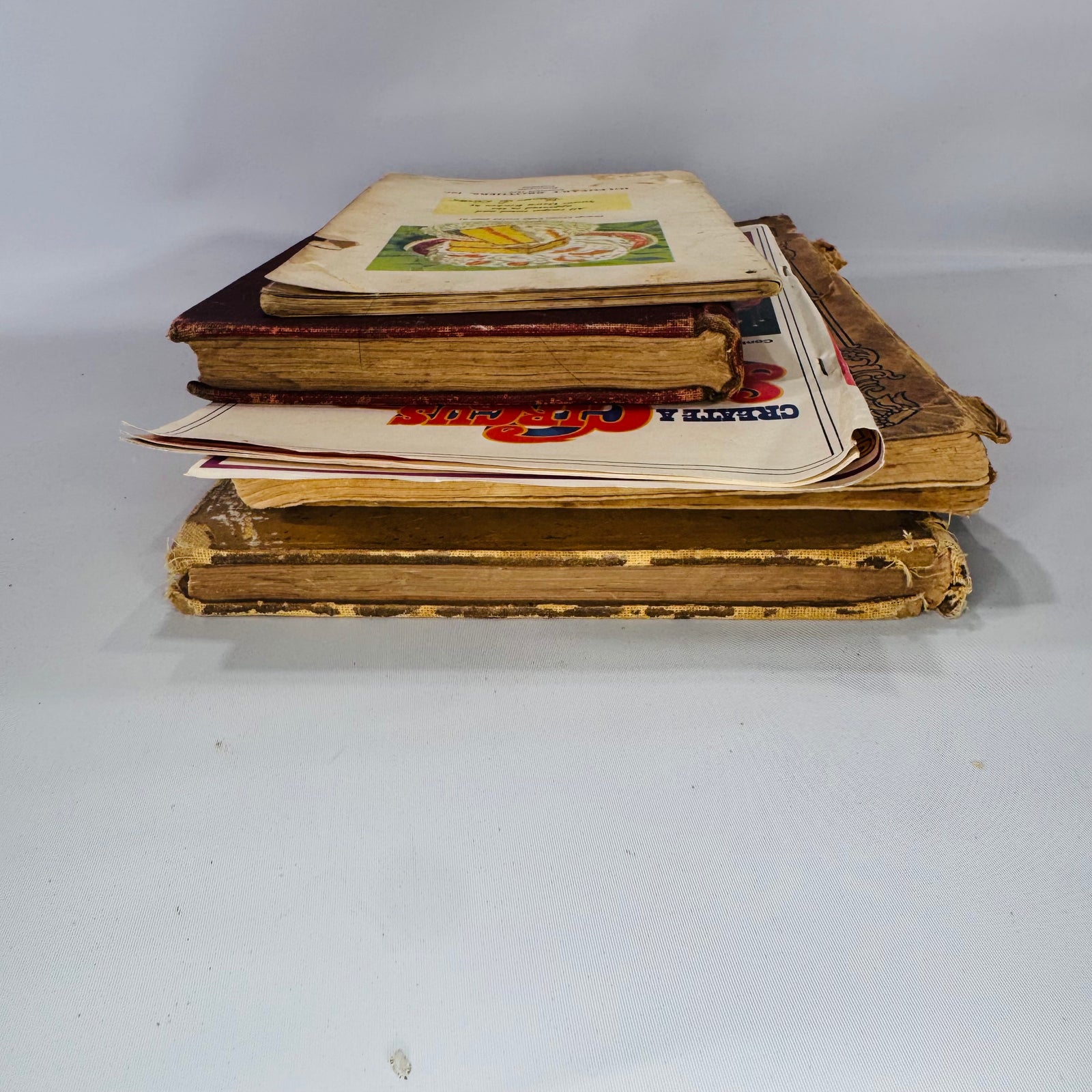 Vintage Cookbooks Bundle — Community + Brand Recipe Books (1925–1976) — Lutheran Club 1925 + Mandarin Chop Suey 1928 + Rumford 1939 | Ephemera Lot, Vintage Cookbooks