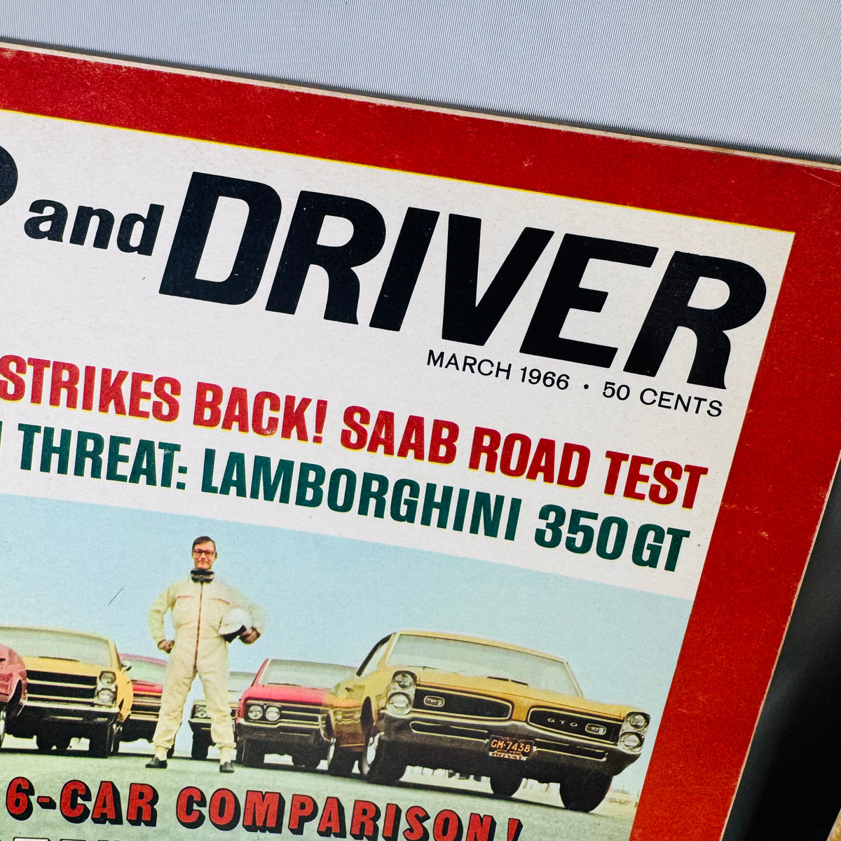 Vintage Car and Driver Magazine Bundle (4 Issues) — Aug 1963, Mar 1966, Apr 1966, Feb 1968 | Road Tests, Racing, Period Ads, Automotive Magazine